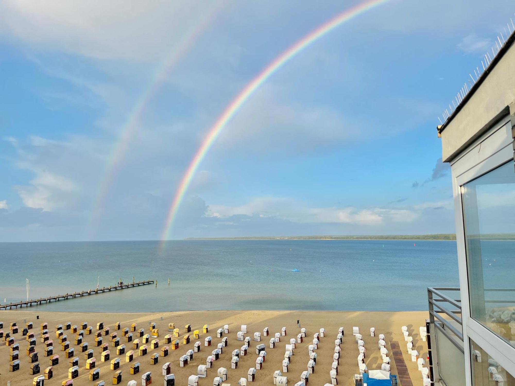 Penthaus Horizont Mit Meerblick Lübeck Exterior foto